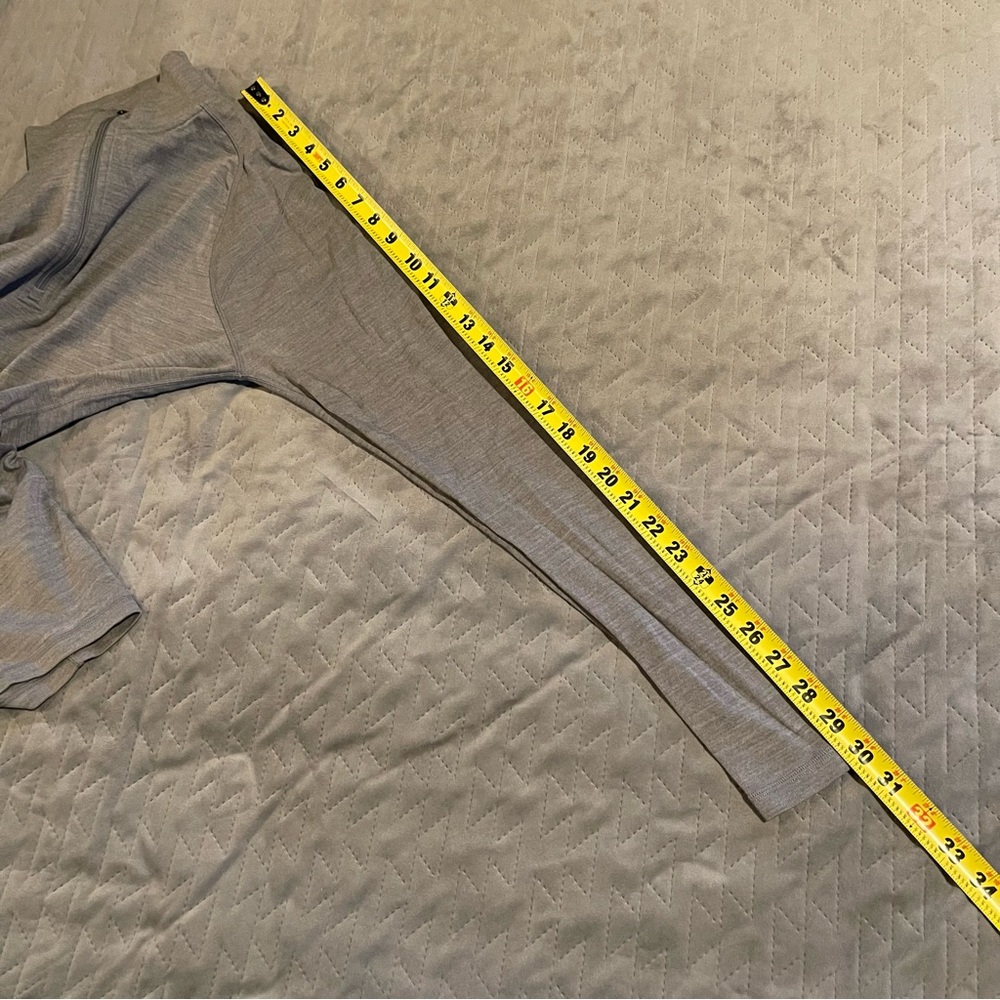 Smartwool 1/4 zip shirt mens medium‎ pre-owned condition gray - Picture 9 of 12